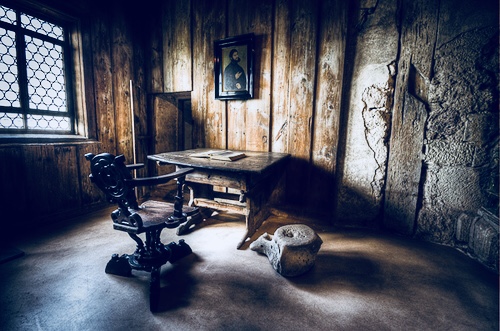 Martin Luther's room in Wartburg Castle